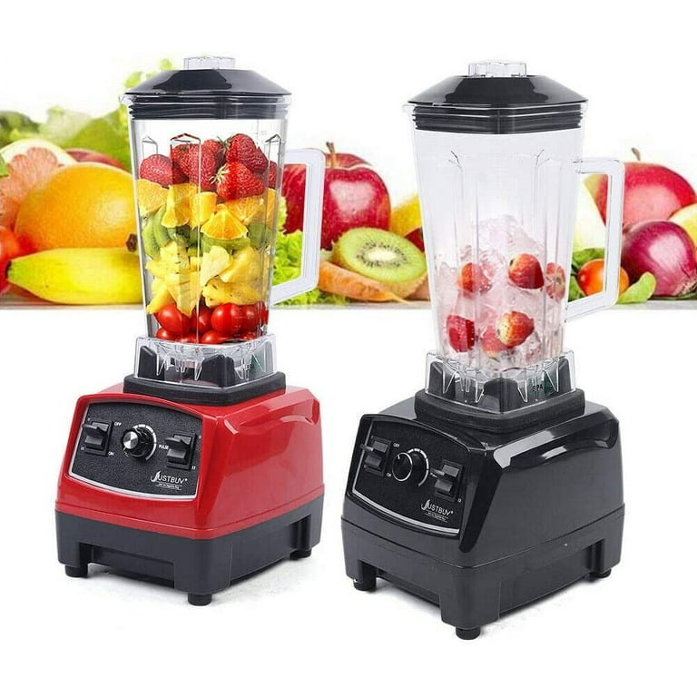 3HP Heavy Duty Professional Power Blender Commercial Blender Mixer Juicer Smoothie Maker High Power 2200W 2L (Red)