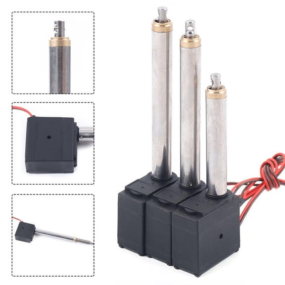 FETCOI 3PCS Metal Arm Driving Servo Drive Rod Excavator Parts Aviation Magnesium Stable
