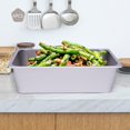 thumbnail image 1 of FETCOI 6-Pack Full Size Steam Table Pans Commercial Restaurant Steam Table Pans Food Container 201 Stainless Steel Hotel Pan (Individual Pan Size 20.87*12.99*6inch), 1 of 9