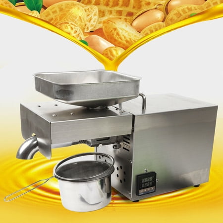 FETCOI 610W Stainless Steel Automatic Cold Hot Oil Press Machine Extractor