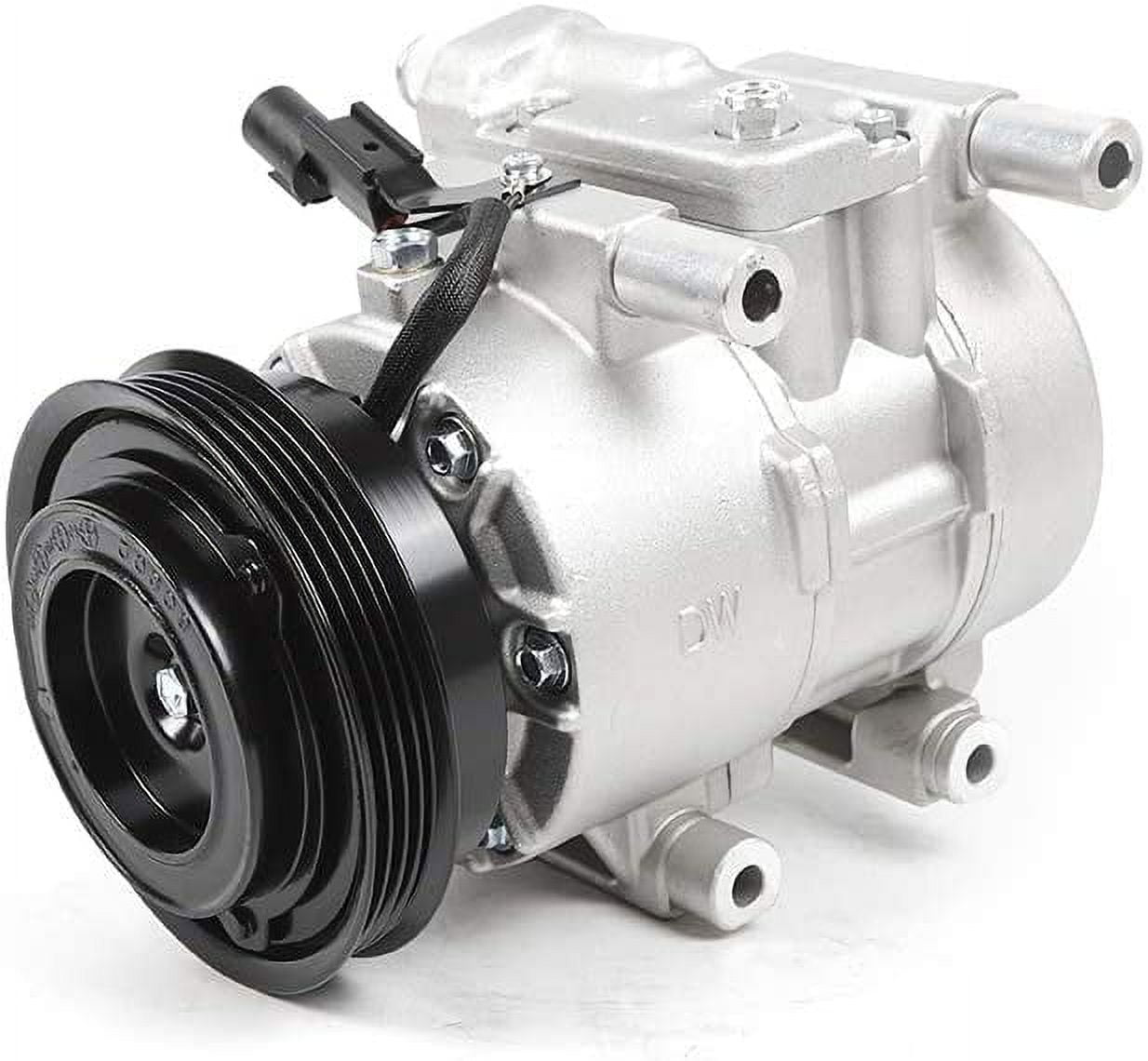 FETCOI A/C AC Compressor For Kia 2006-2011 Rio & Rio5 1.6L CO 10980C Air Conditioner Compressor with Clutch