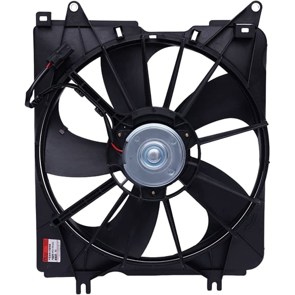 FETCOI AC Cooling Radiator Fan Assembly for Honda CRV 2017 2018 2.4L, A/C Radiator Fan Assembly (Left Side)