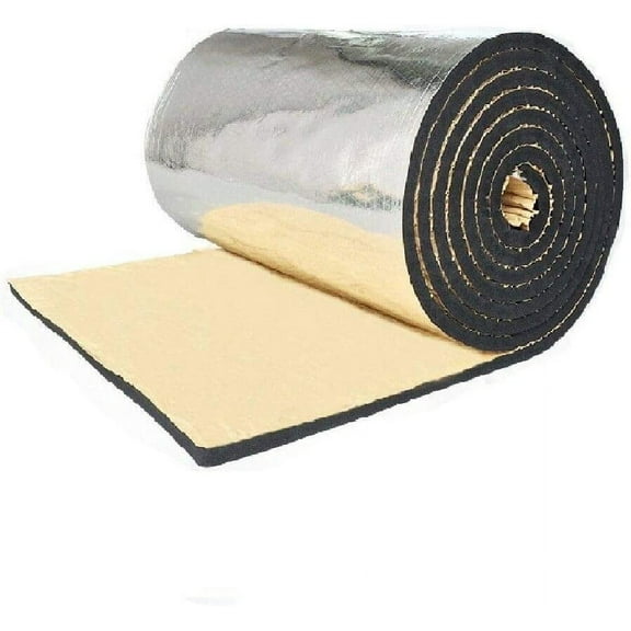 FETCOI Auto Heat Shield Insulation Mat Lightweight Aluminum Firewall Sound Deadener and Heat Barrier Mat 160" x 40"/60" x 40"