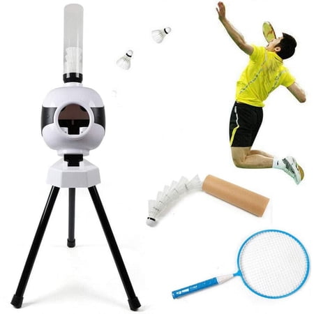 FETCOI Automatic Badminton Serve Machine Shuttlecock Launcher Badminton Robot Shooting Machine for Indoor and Outdoor Training