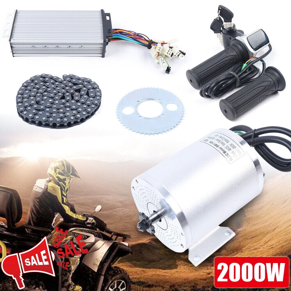 FETCOI Electric Brushless Motor Kit 48V 2000W DC For E-bike Scooter Bicycle Conversion