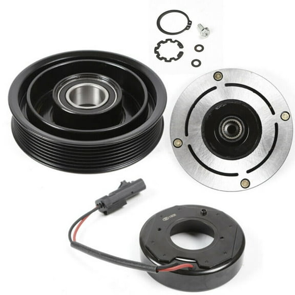 FETCOI For Dodge Ram 2003-08 1500 2500 5.7L AC Compressor Clutch Kit Pulley Coil Plate