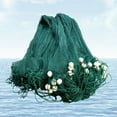 thumbnail image 1 of FETCOI Hand Made Beach Seine/Drag Nets Nylon Beach Seine 2cm/0.8" Fishing Cast Monofilament Nets (3x20M / 10x65FT), 1 of 12
