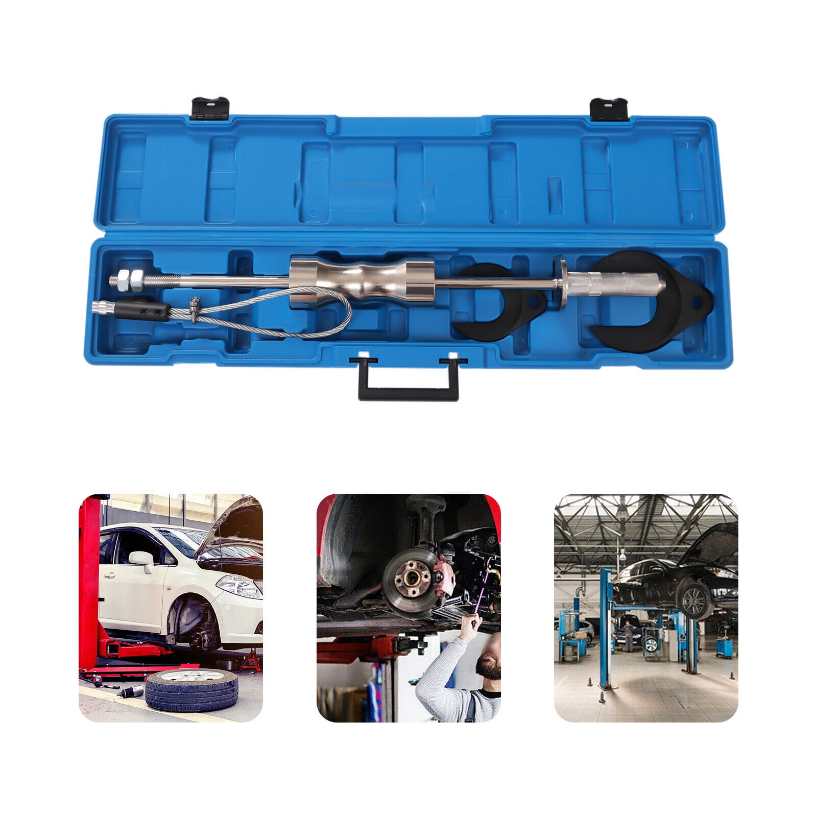 FETCOI Heavy Duty Inner CV Axle Puller Slide Hammer Set Joint Puller Adapter Tool Kit