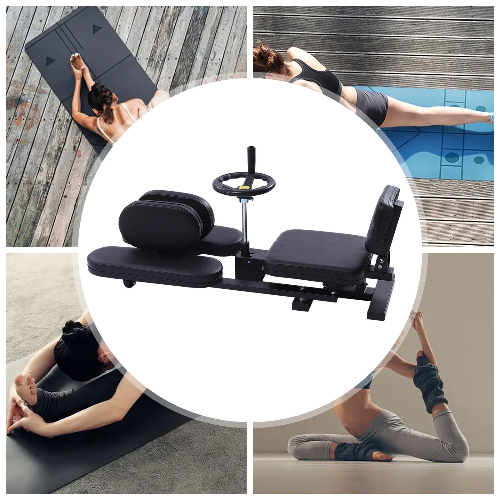 FETCOI Heavy Duty Leg Stretcher Stretching Machine Leg Split Fitness ...
