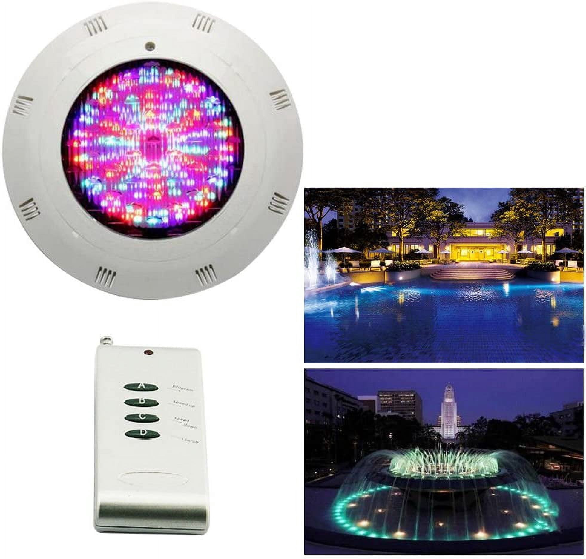 F32 Pool Light FETCOI LED Swimming Pool Light 12V 360 LED RGB Waterproof IP68 ...