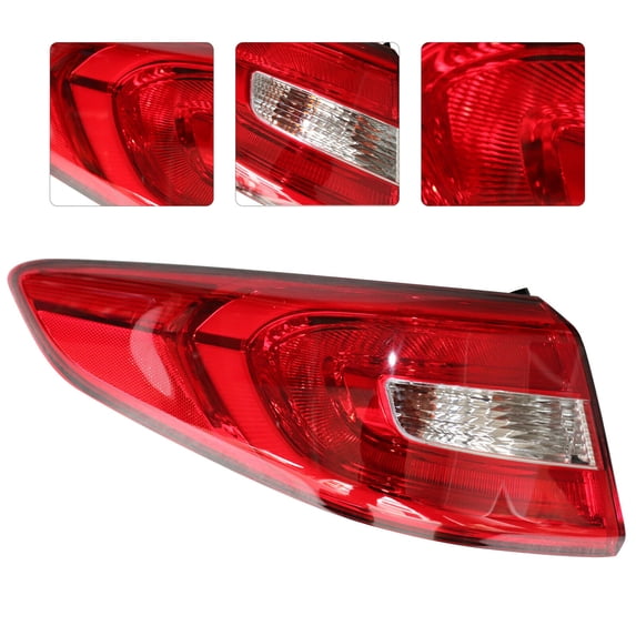 FETCOI Left Driver's Side Fits Hyundai Sonata 2015 2016 2017 Outer Tail Light Rear Lamp