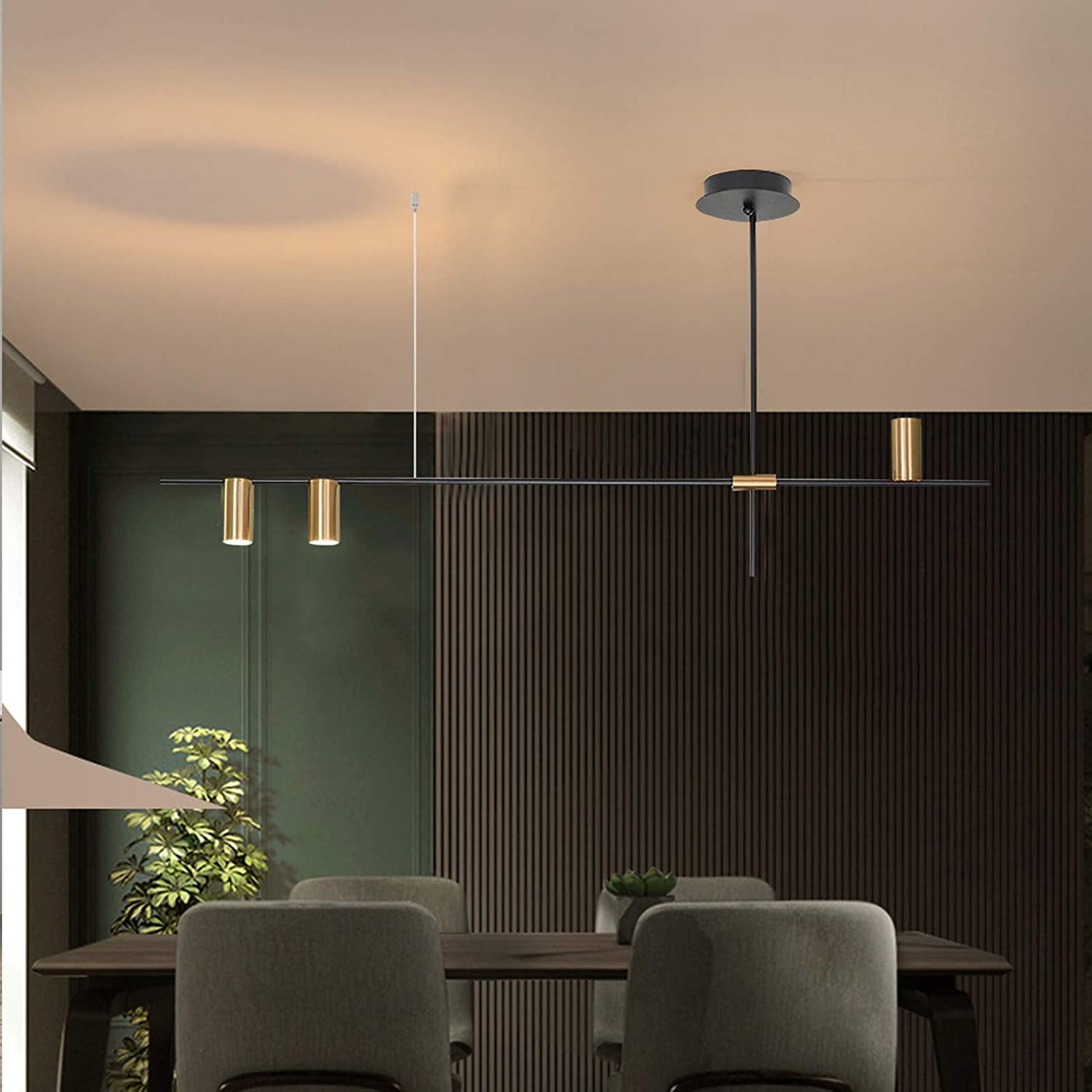 FETCOI Modern Island Lights Kitchen Island Light Fixtures 3 Heads ...