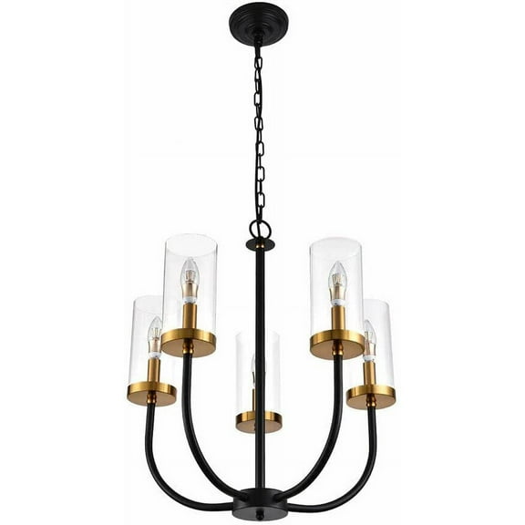 FETCOI Modern Pendant Chandelier Lighting Rustic Ceiling Light Fixture Adjustable Height