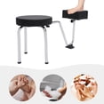thumbnail image 1 of FETCOI Nail Salon Pedicure Stool Adjustable Tattoo Leg Arm Rest Pad Water-proof Chair, 1 of 12
