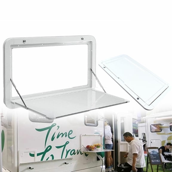 FETCOI Outdoor Camping Folding Table RV Caravan Aluminum Alloy External Hanging Table