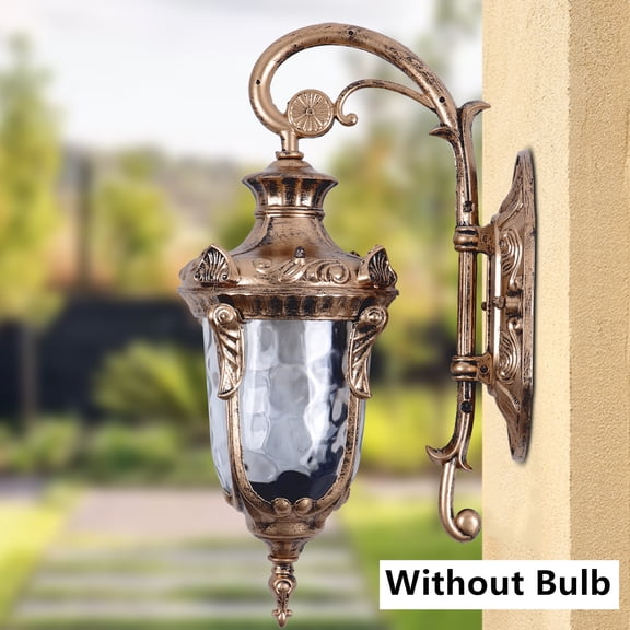 FETCOI, Outdoor Wall Lights  Fixtures Wall Lantern Waterproof Sconce Porch Lights Wall Mount (Copper )
