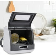 FETCOI Portable Countertop Dishwasher, Compact Mini Dishwasher with Air-Dry Function, 3 Washing Programs, for Small Apartment, RV