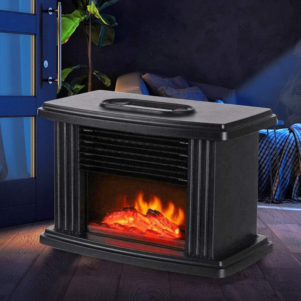 FETCOI Portable Electric Space Heater,3-Speed Flame Heater Fireplace 1000W  Air Heating - Walmart.com