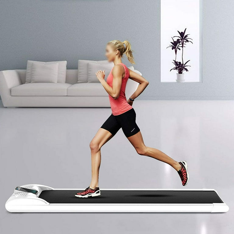 FETCOI Portable Electric Walking Pad Flat Treadmills Home Under Desk Exercise Walking Machine