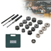 FETCOI Portable Valve Seat Reamer Motorcycle Repair Displacement Cutters Valve Tool Set