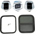 thumbnail image 1 of FETCOI RV Window Teardrop Universal Black Vertical Sliding Window for RV with Sheet Metal Thickness of 2-6mm/0.08-0.24inch or 48-55mm/1.89-2.17inch, 1 of 9