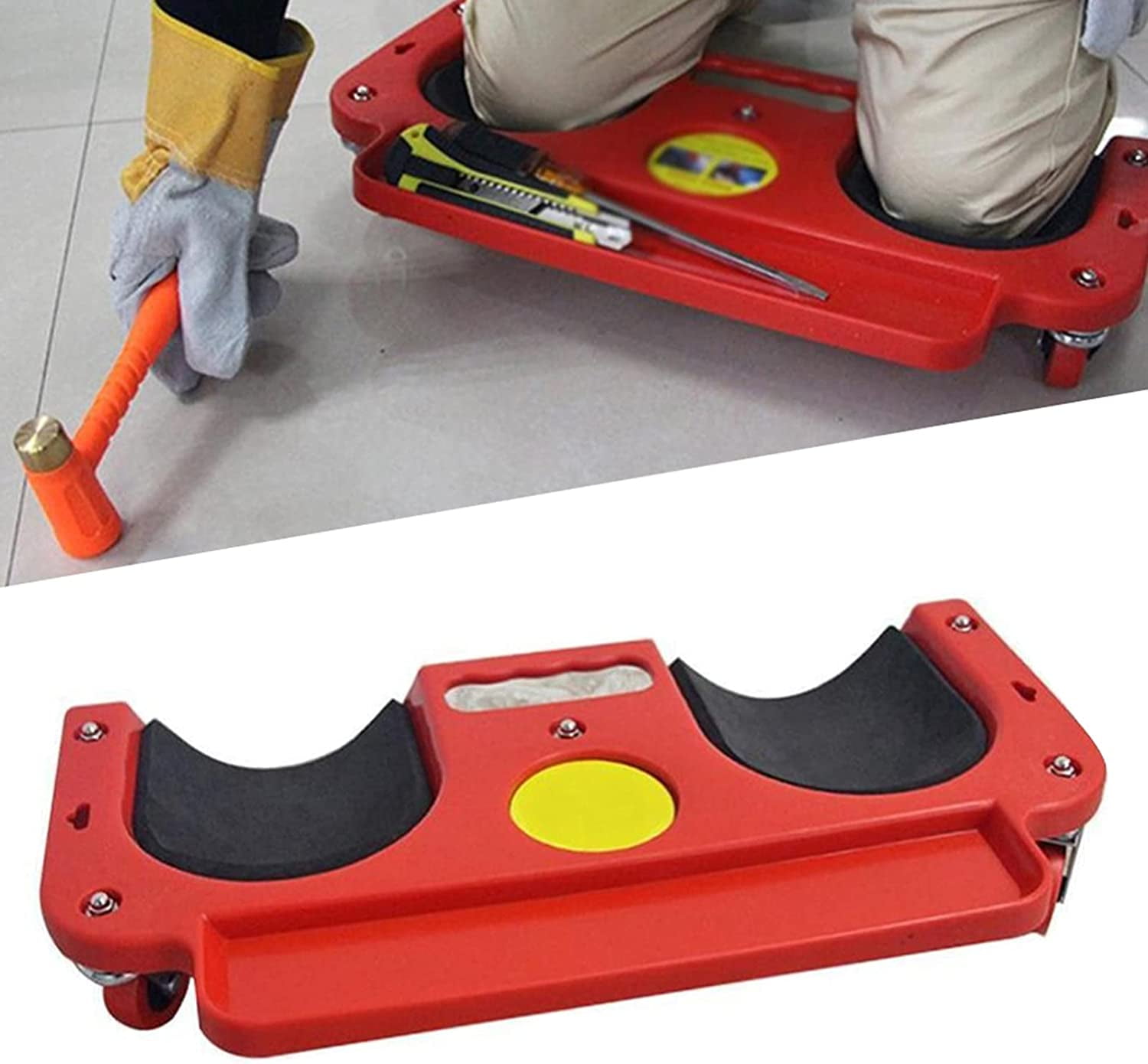 FETCOI Rolling Knee Pads Multifunctional Knee Pad Rolling Knee Creeper