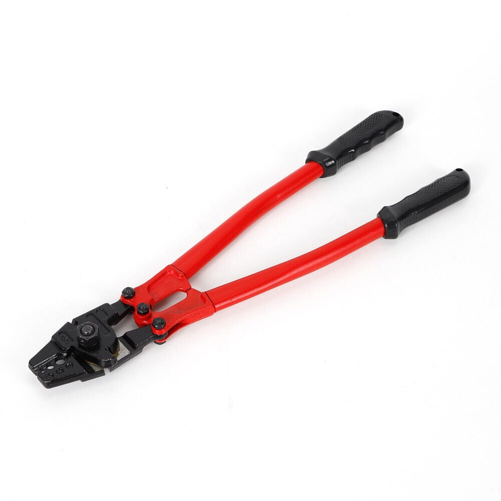 FETCOI Wire Rope Hand Crimper Tool,1/8" Hand Swager Swaging Tool Crimping Tool Steel Wire Rope Cable Cutter Crimper