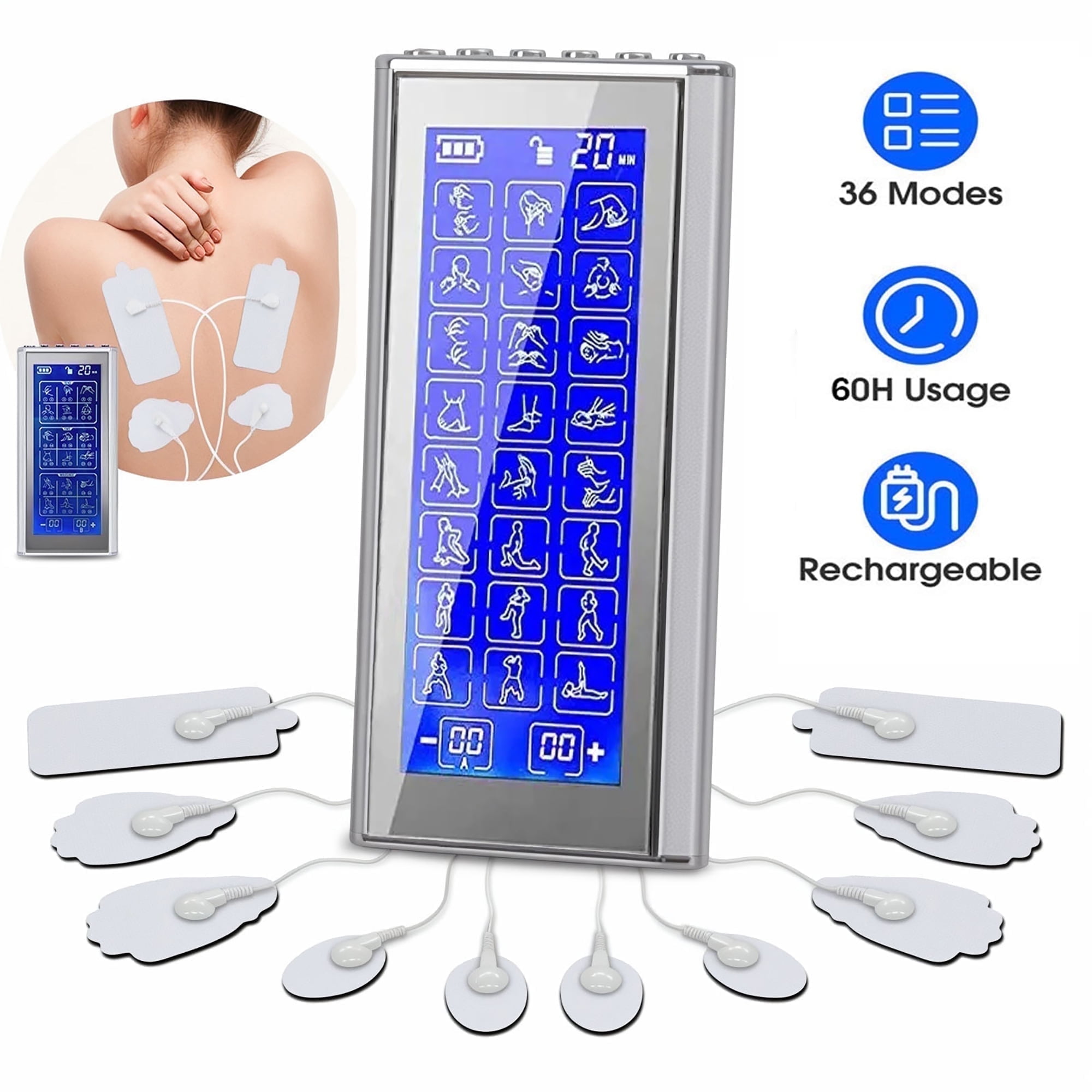 ★★deps　EMS-60ML ENTRY　MODEL　美品★★ Aoibox EMS Microcurrent Mini Massager Machine with 2 Pads