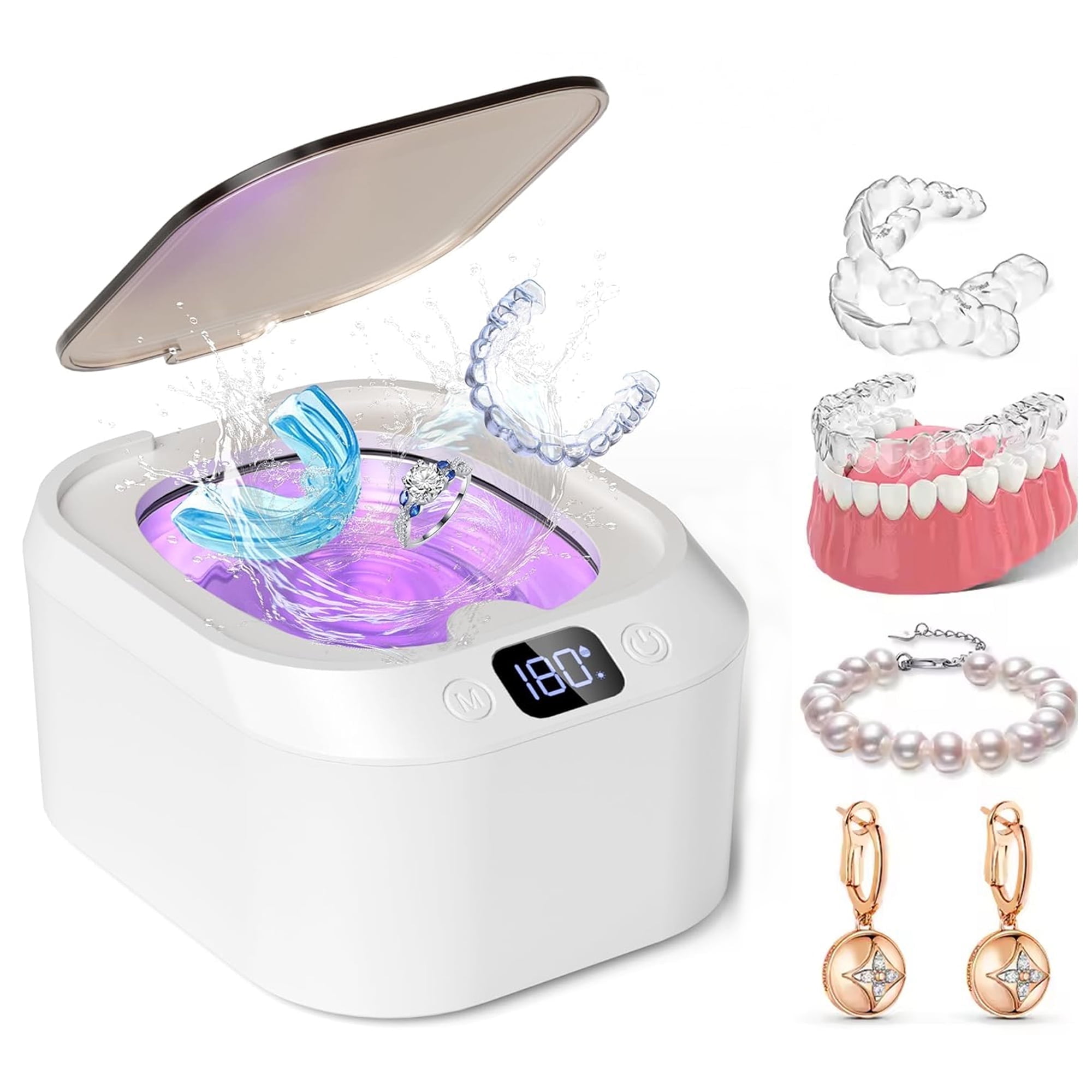 Retainer & Denture Cleaning Tablets - 23mm Effervescent Tablets For Ultrasonic Cleaners