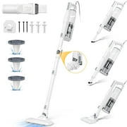 FETERVIC Corded Stick Vacuum Cleaner, 600W 18KPa Powerful Suction, 6-in-1 Lightweight Vacuum for Hardwood Floor, Carpet & Pet Hair, with Bendable Wand & Wall Mount