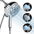 thumbnail image 1 of FETERVIC 2-in-1 Shower Head High Pressure with Rainfall Showerhead Handheld Showerheads Detachable Shower Heads with Hose 2.5GPM Double Shower Heads Combo, 1 of 11