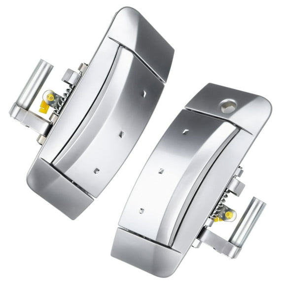 FEXON Exterior Door Handle Left Driver and Right Passenger Side Pair Kit Compatible with Nissan 350Z 2003-2009, Replace# 80607-CD41E, 80607-CD40E, Silver