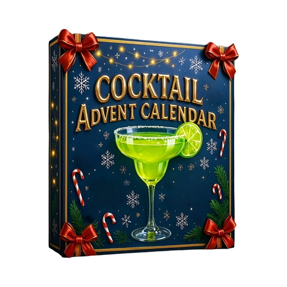FEZOR 2025 advent calendar for adults Cocktail - Christmas Countdown Calendar with 24 Cocktail Bottle, Festive Holiday Gift for Cocktail Enthusiasts, christmas advent calendars for adults