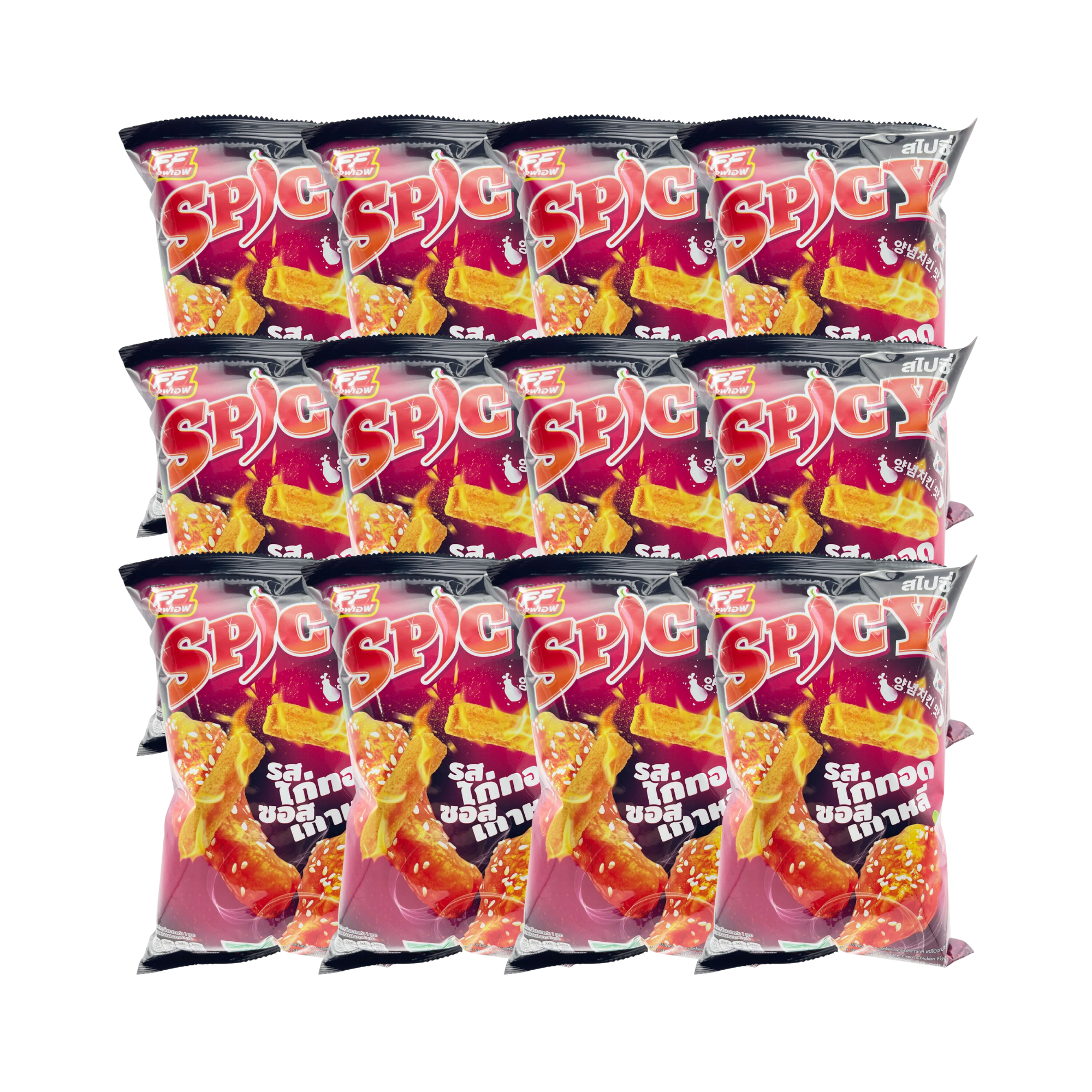 FF Spicy Korean Fried Chicken Stix, Crunchy & Spicy Snack, Korean-Style ...