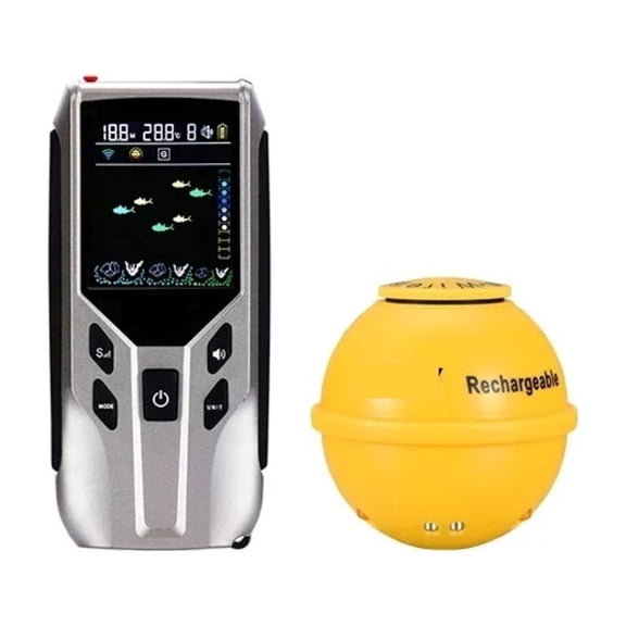 FF208 Portable Wireless Fish Finder 100m Range Sonar Depth Sounder