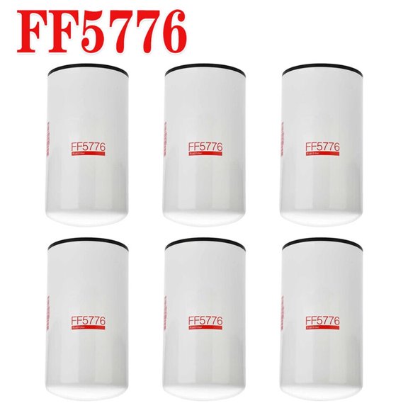 FF5776 Fuel Filter 6 Pack Cross Reference 2893612 Compatible with Cummins ISX Diesel Engines