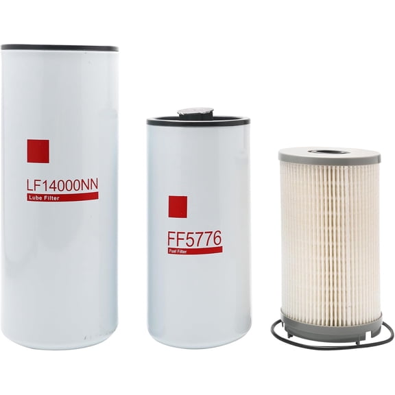 FF5776 LF14000NN K37-1004 Oil Change KitFuel Filter Kit,Compatible with Cummins ISX15