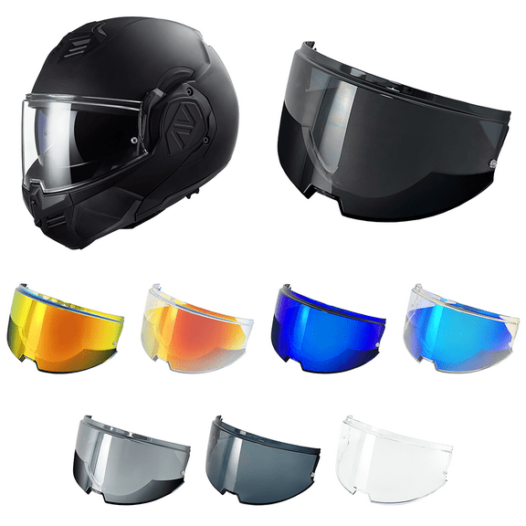 FF906 Face Shield Visor Sunscreen for LS2 FF906 Advant Visera Casco Moto Windproof Polycarbonate Visière Moto Interchangeable