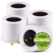 FFAC 4 Pack Core Mini Replacement Filters for LEVOIT Core Mini-P and AromaRoom AP100-A, AP102, AP100-B, AP100-C Air Purifier