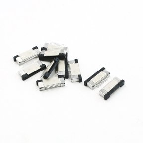 FFC FPC 0.5mm Pitch Spacing DIY Ribbon Flat Socket Connector 10 Pcs