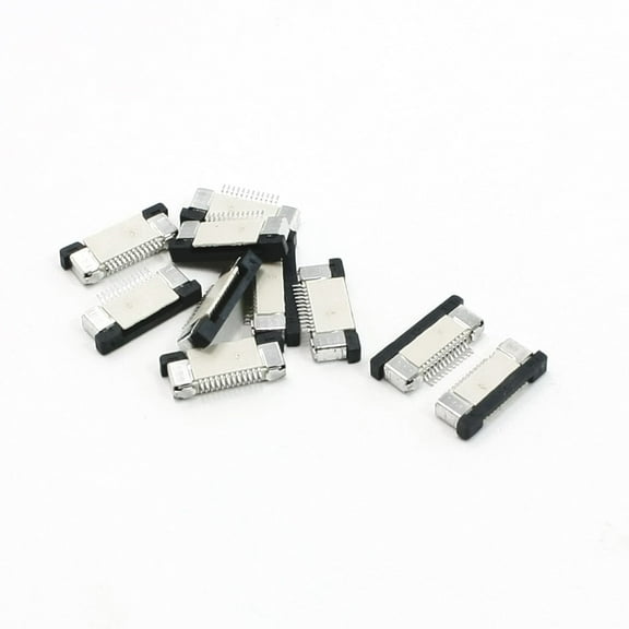 FFC FPC 0.5mm Pitch Spacing DIY Ribbon Flat Socket Connector 10 Pcs