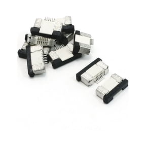 FFC FPC 6-pin 0.5mm Pitch Spacing DIY Ribbon Flat Socket Connector 10 Pcs