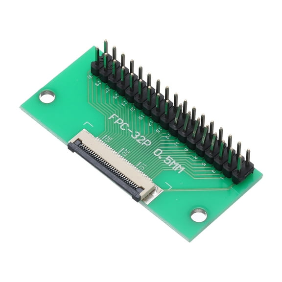 FFC FPC Connector Board 32 Pins 0.5mm Socket to 2.54mm Double Row Male Pin Header Strip Adapter