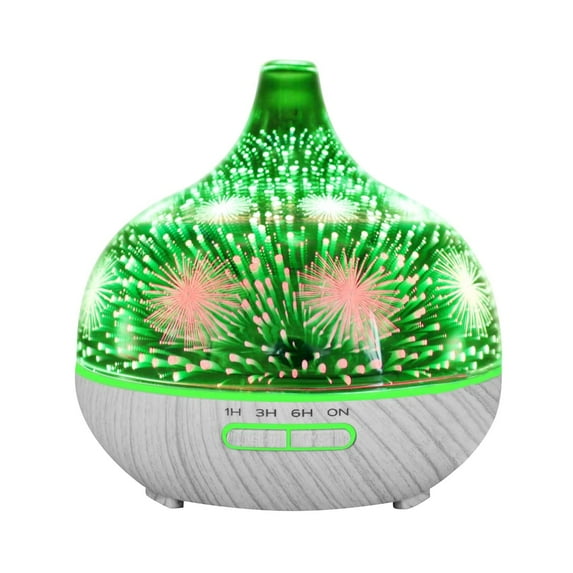 FFENYAN 3D Wood Grain Aromatherapy Diffusers Night Light U ltrasonic Aroma Diffuser Mist Humidifier Essential Oil Humidifier Aromatherapy