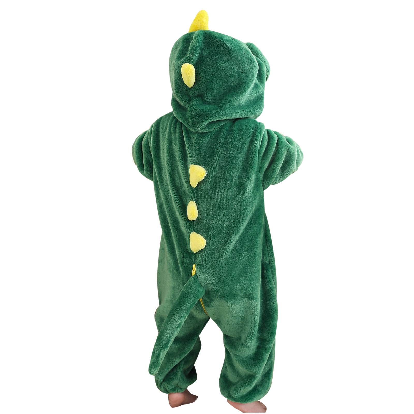 FFENYAN Adorable Dinosaur-Themed Baby Onesie Soft Flannel Long Sleeve Bodysuit for Infants and Toddlers Perfect for Everyday Wear and Special Occasions for 3 Months-3 Years
