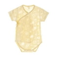 thumbnail image 1 of FFENYAN Baby Short Sleeve Cotton Onesie 0-2 Years - Soft Breathable Rompers with Snap Closure for Newborns and Toddler - Perfect for Playdates Home Outings and Family Gatherings, 1 of 4