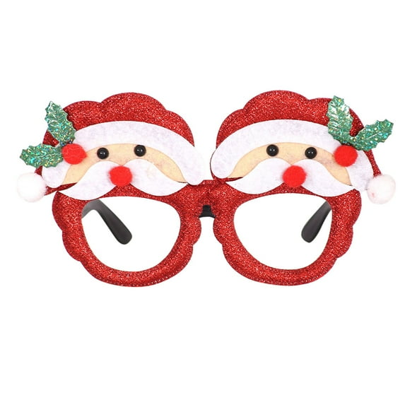 FFENYAN Christmas Decoration Christmas Glasses Frame Cartoon Stereo Glasses Adult And Children Decoration