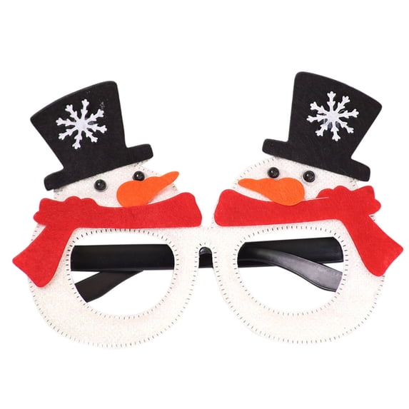 FFENYAN Christmas Decoration Christmas Glasses Frame Cartoon Stereo Glasses Adult And Children Decoration