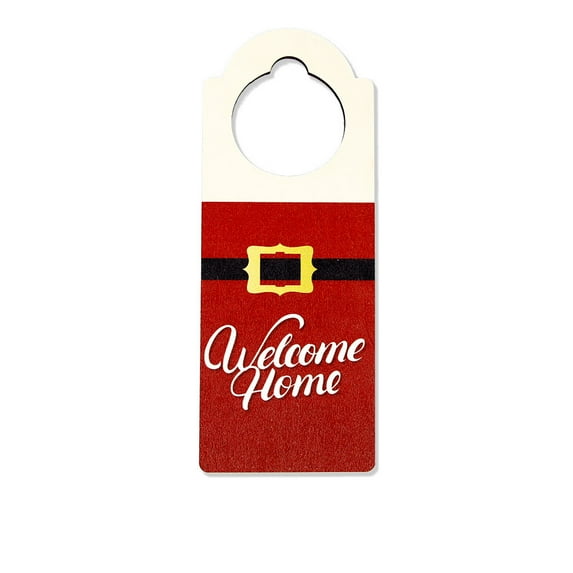 Dengmore Christmas Decoration Door Handle Pendant Holiday Party Door Door Decoration Pendant Santa Claus Snowman Door Hanger