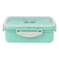 thumbnail image 1 of FFENYAN Compartmentalized Lunch Box Double layer Bento Box Japanese style Microwave Lunch Box Office Worker Reducing Meal Divided Lunch Box, 1 of 3